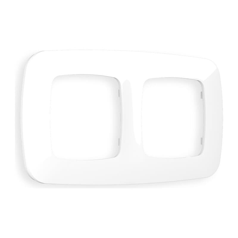 Рамка OMEGA Ecta (Белый глянец) 2-ая