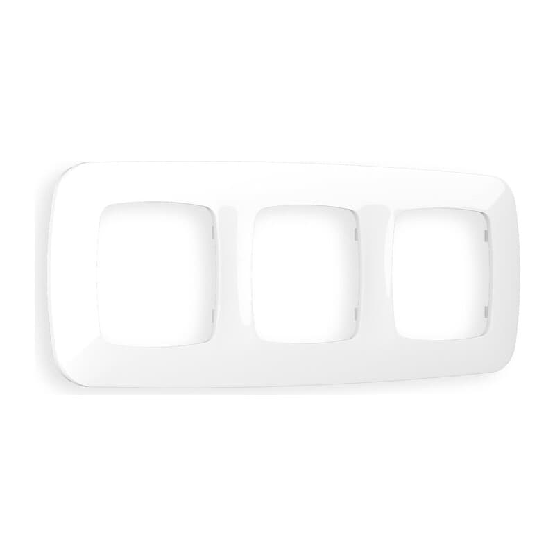 Рамка OMEGA Ecta (Белый глянец) 3-ая