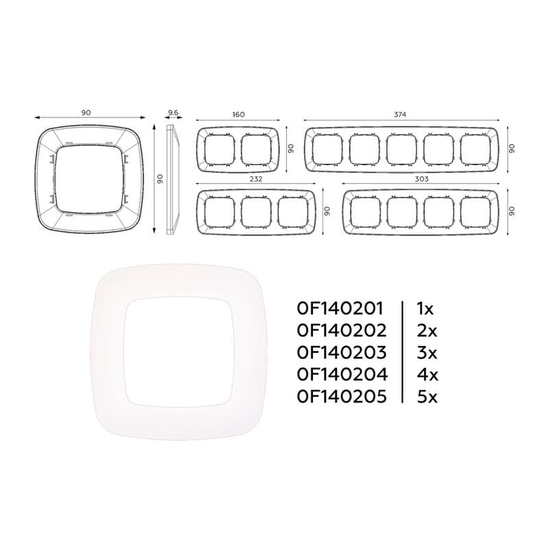 Рамка OMEGA Ecta (Жемчуг) 4-ая