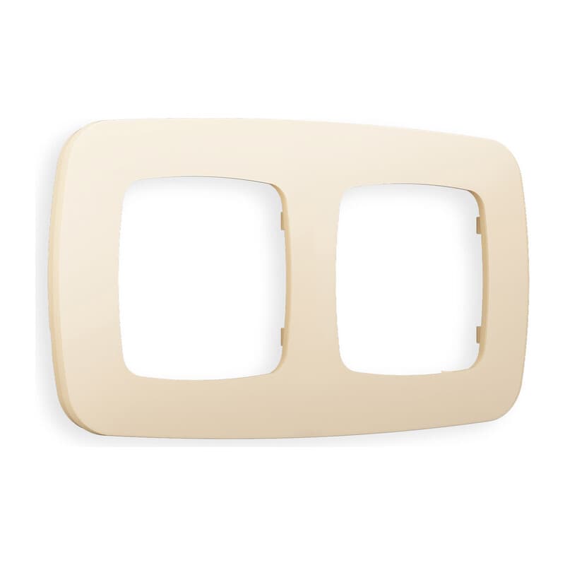 Рамка OMEGA Ecta (Бежевый матовый) 2-ая