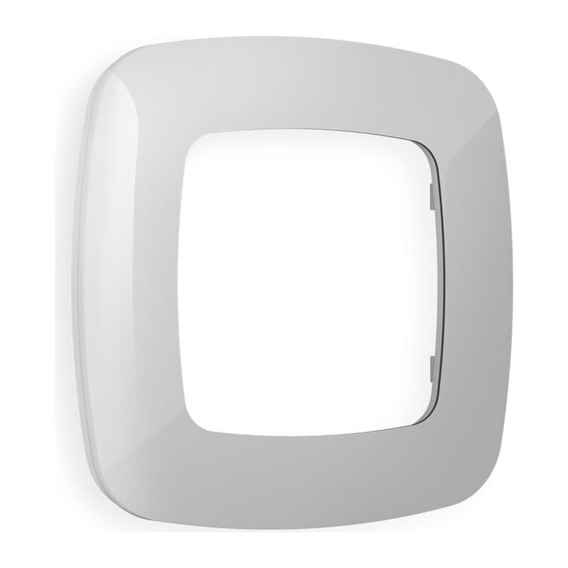 Рамка OMEGA Ecta (Серебро глянец) 1-ая