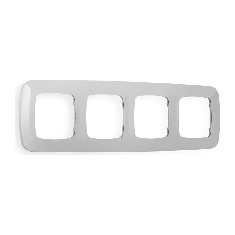 Рамка OMEGA Ecta (Серебро глянец) 4-ая