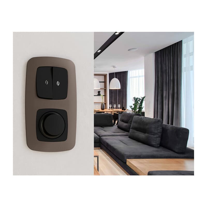 Рамка OMEGA Ecta (Темная бронза матовый) 2-ая