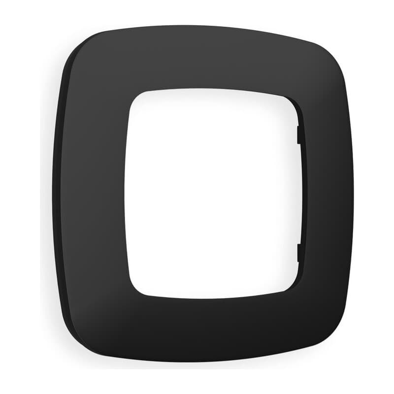 Рамка OMEGA Ecta (Черный матовый) 1-ая