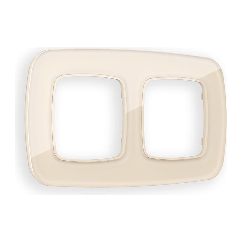 Рамка OMEGA Radian (Бежевый Стекло органическое) 2-ая