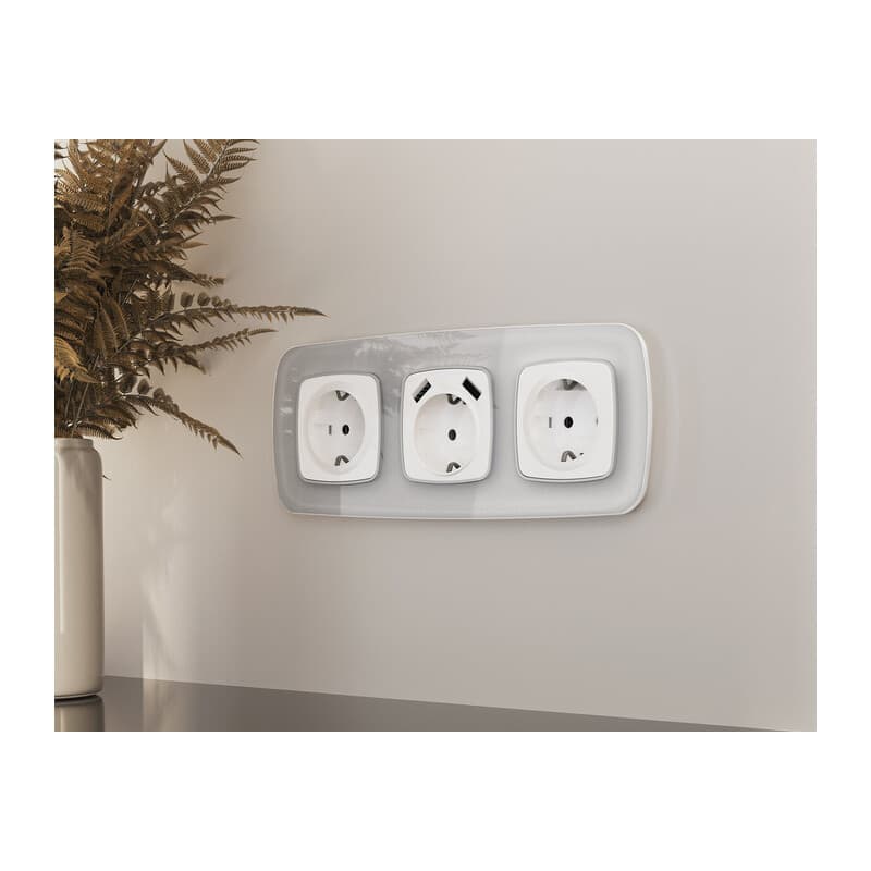 Рамка OMEGA Radian (Серебро Стекло органическое) 1-ая