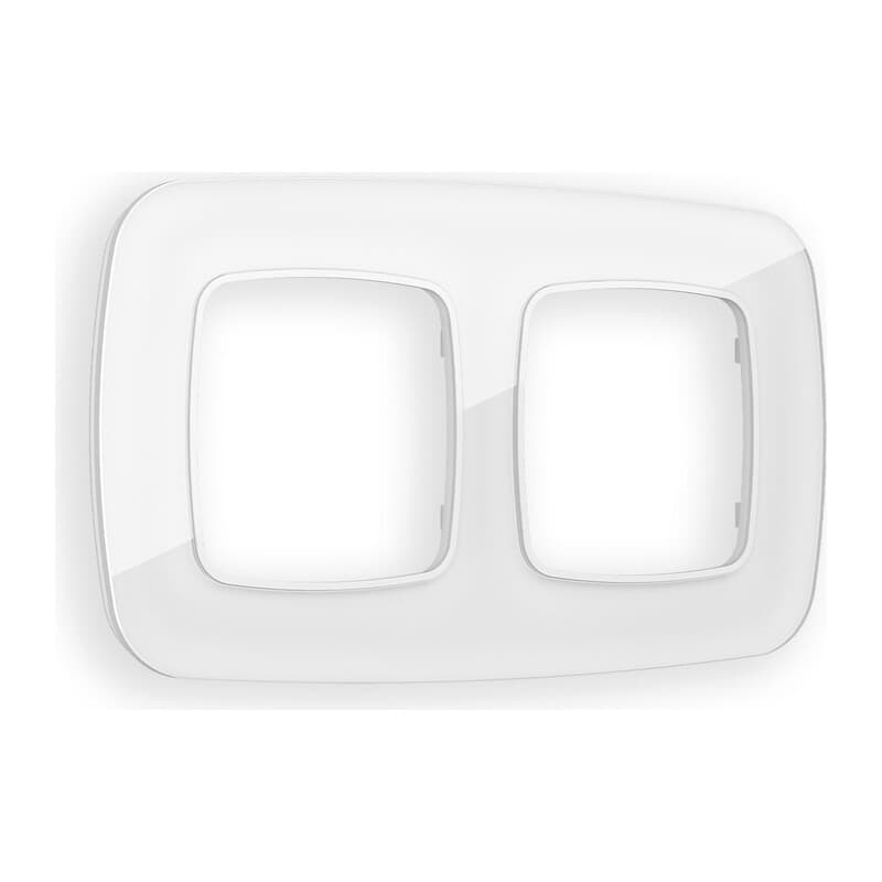 Рамка OMEGA Radian (Белый Стекло закаленное натуральное) 2-ая