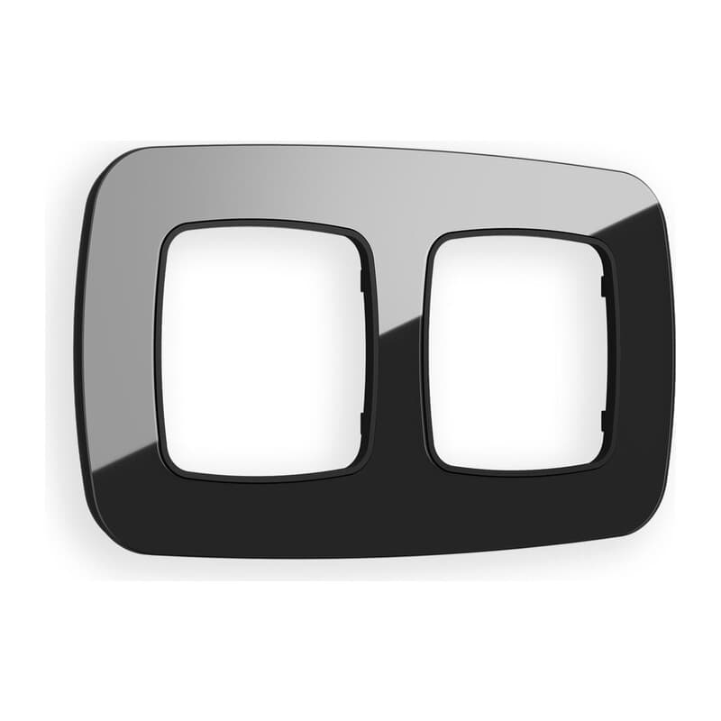 Рамка OMEGA Radian (Черный Стекло закаленное натуральное) 2-ая