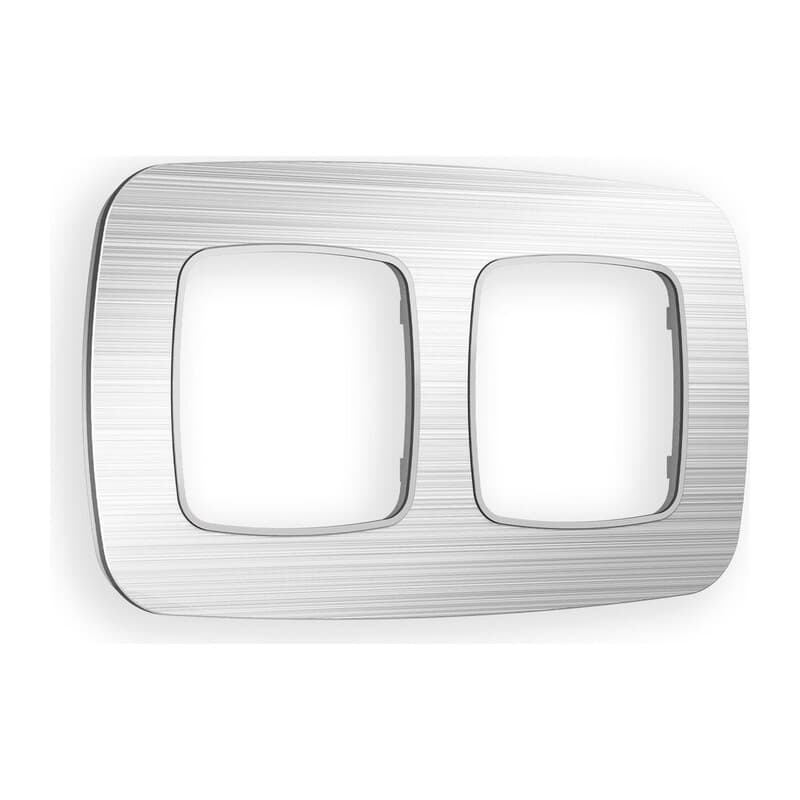 Рамка OMEGA Radian (Серебро Металл шлифованный) 2-ая