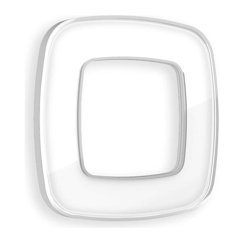 Рамка OMEGA Coint (Белый Стекло органическое/Серебро) 1-ая