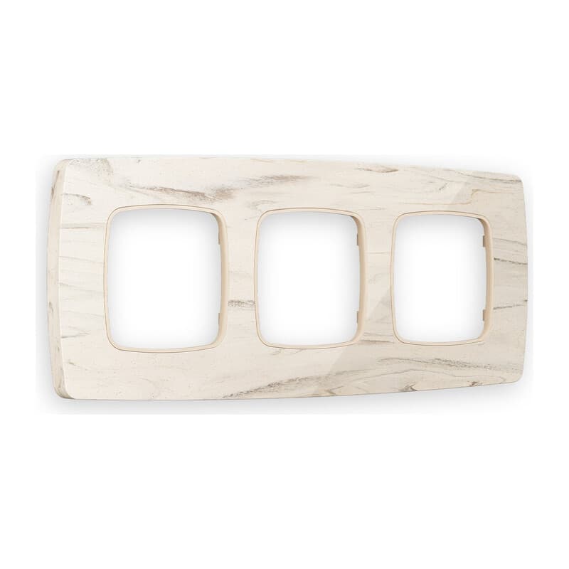 Рамка OMEGA Opera (Серо-бежевый мрамор) 3-ая