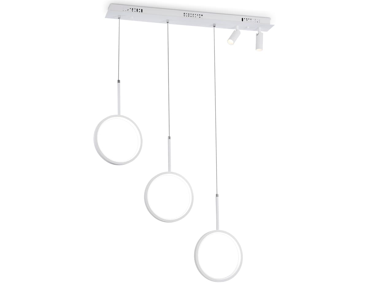 FL5277/3+2 WH белый 59W 3000K/4200K/6400K+4200K 800*200*1200 (ПДУ ИК)