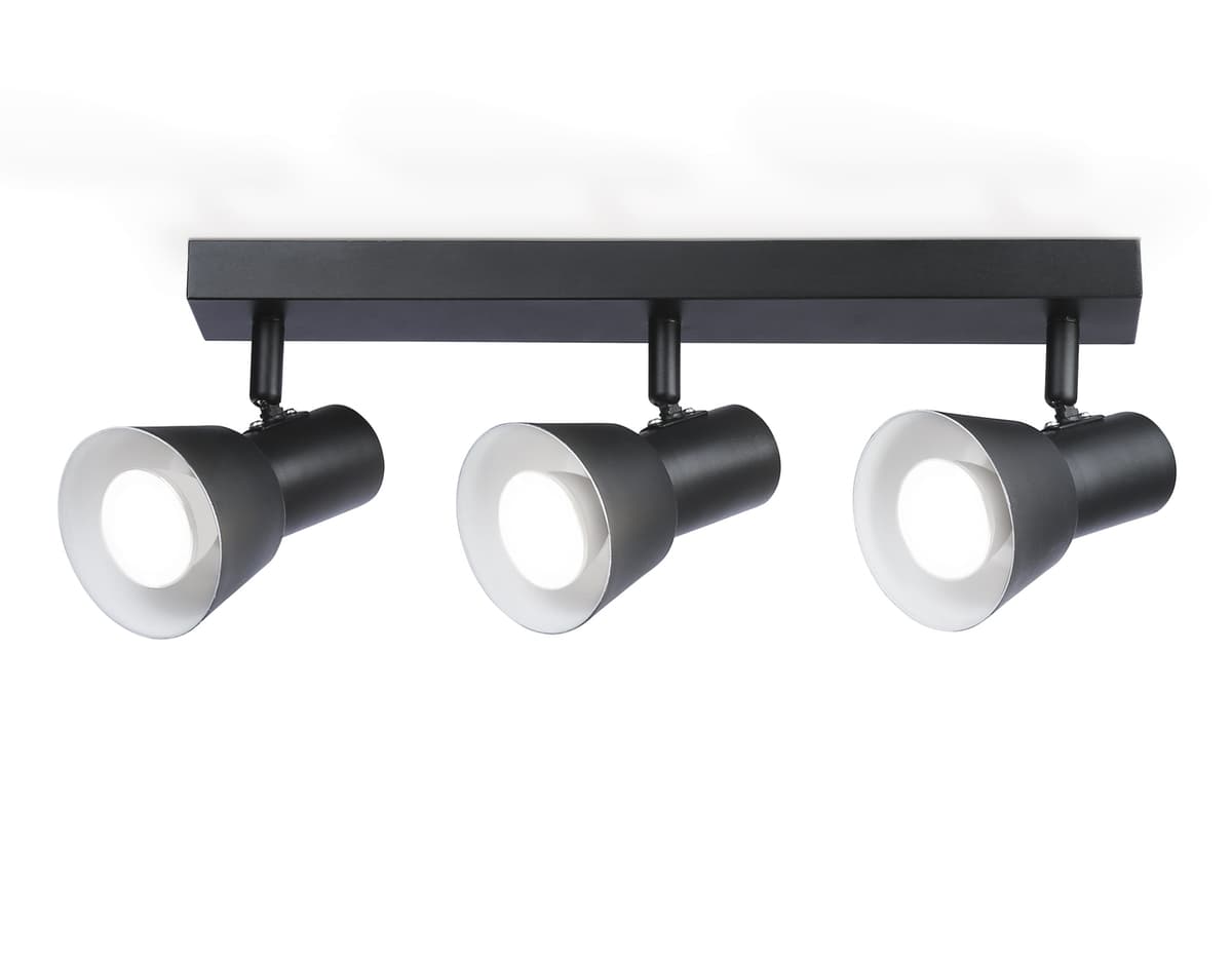 TA13122/3 BK/WH черный/белый GU10/3 max 12W 470*85*150