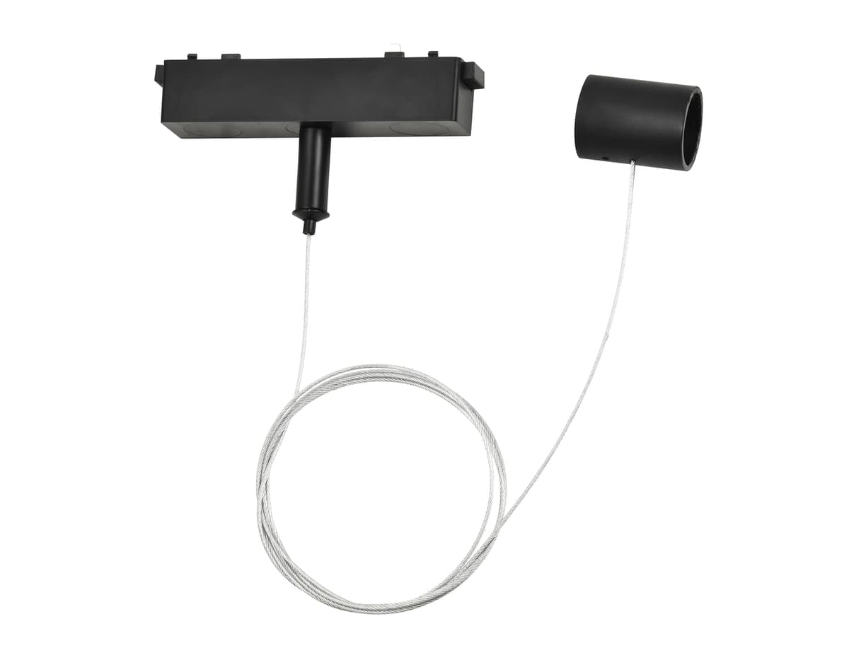 GV1777 BK черный подвес для ультратонких трековых светодиодных светильников 1.5m