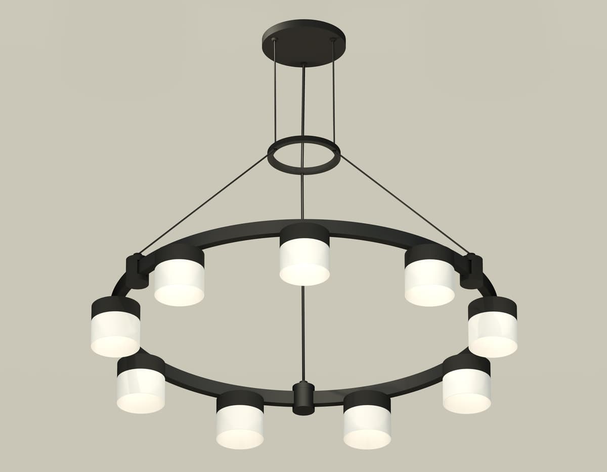 XR92051904/9 SBK/FR черный песок/белый матовый GX53 (A9205, C9242, N8402)