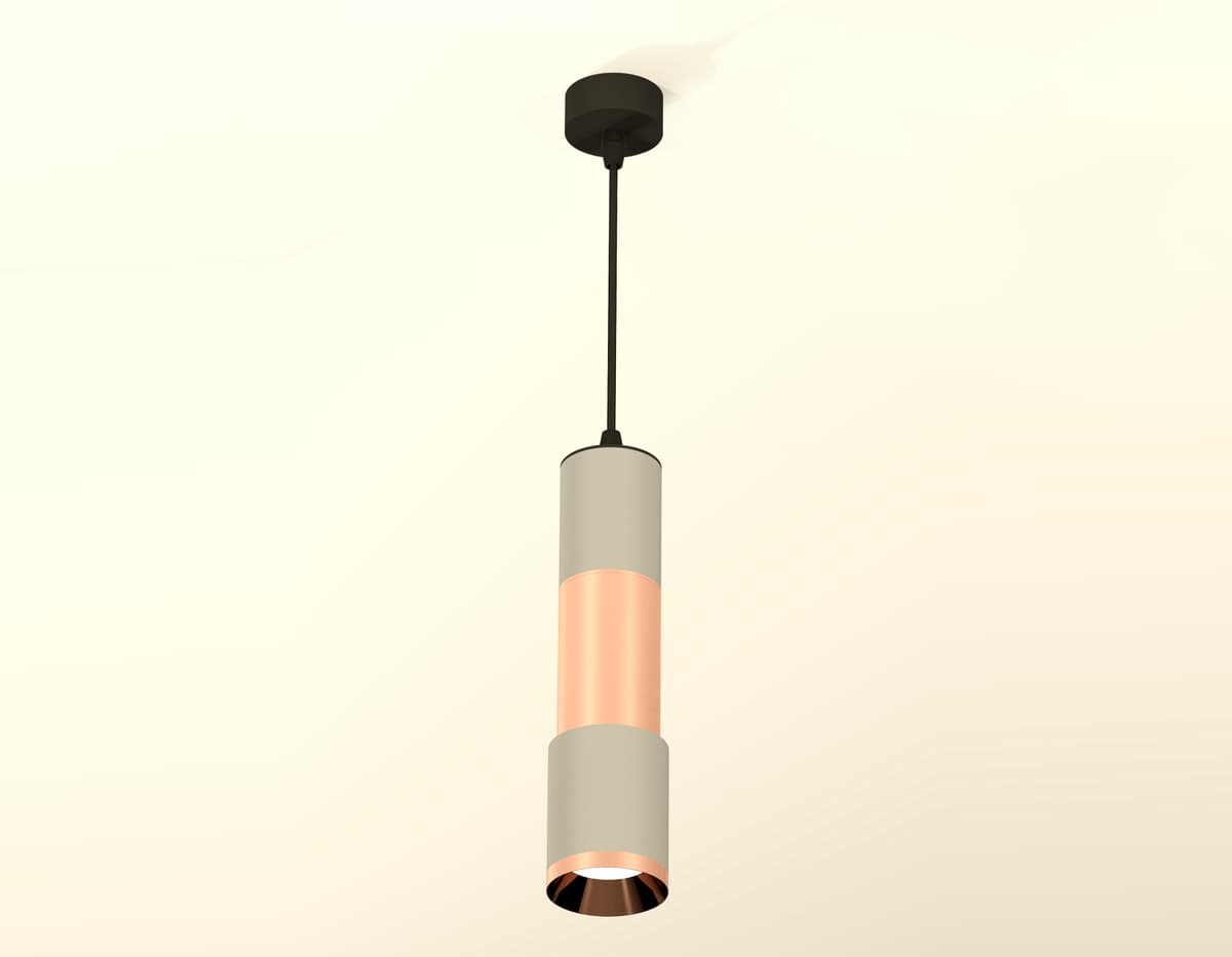 XP7423060 SGR/PPG серый песок/золото розовое полированное MR16 GU5.3