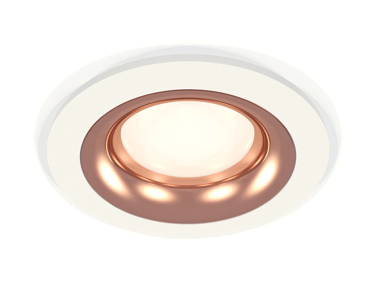 XC7621006 SWH/PPG белый песок/золото розовое полированное MR16 GU5.3 (C7621, N7015)