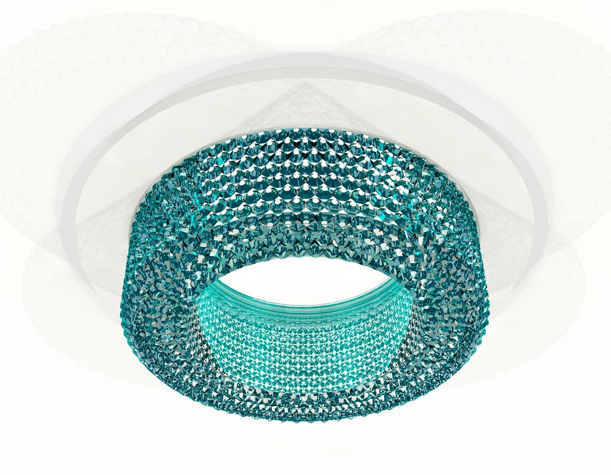 XC7621023 SWH/BL белый песок/голубой MR16 GU5.3 (C7621, N7194)