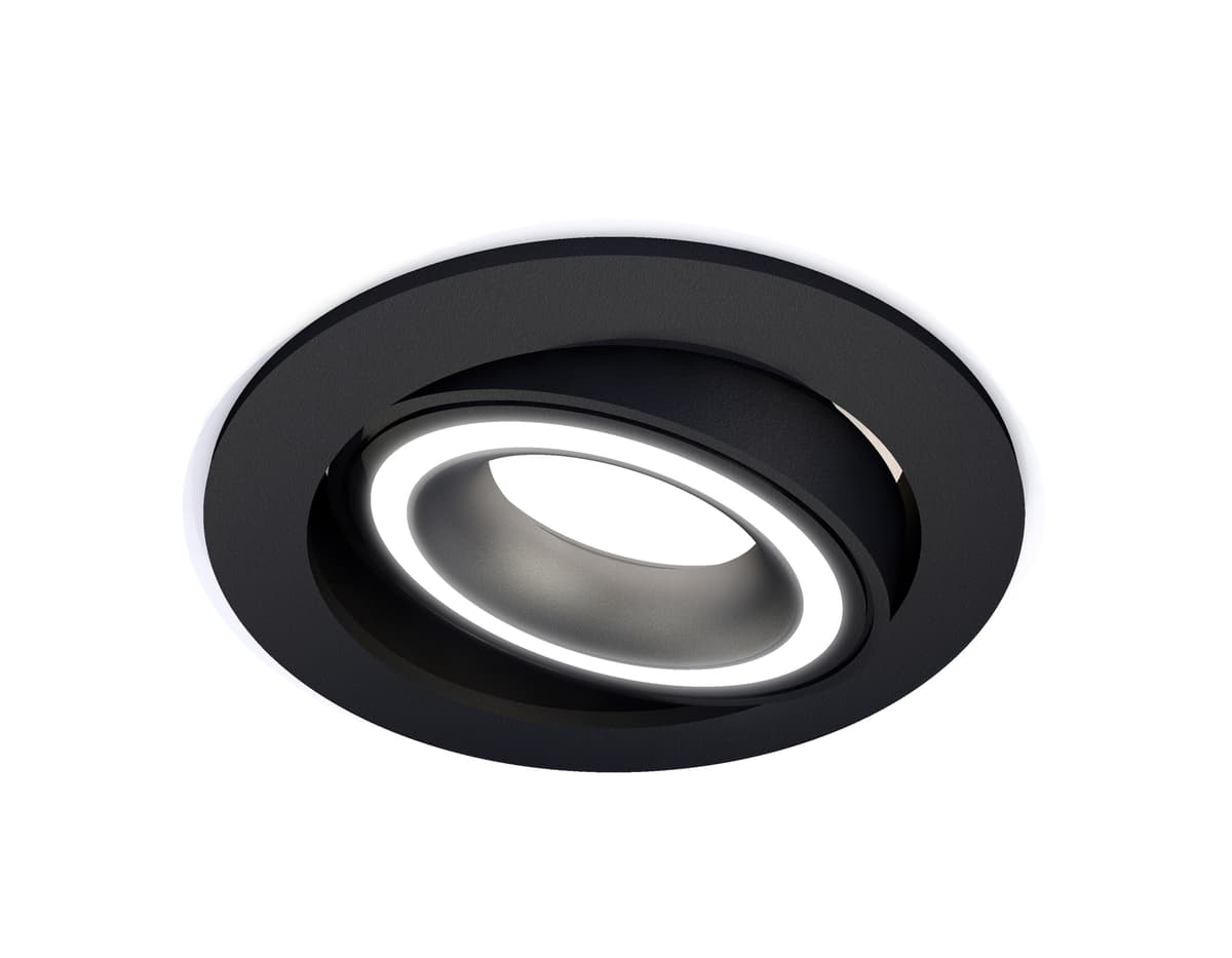 XC7652080 SBK/FR черный песок/белый матовый MR16 GU5.3 (C7652, N7111)