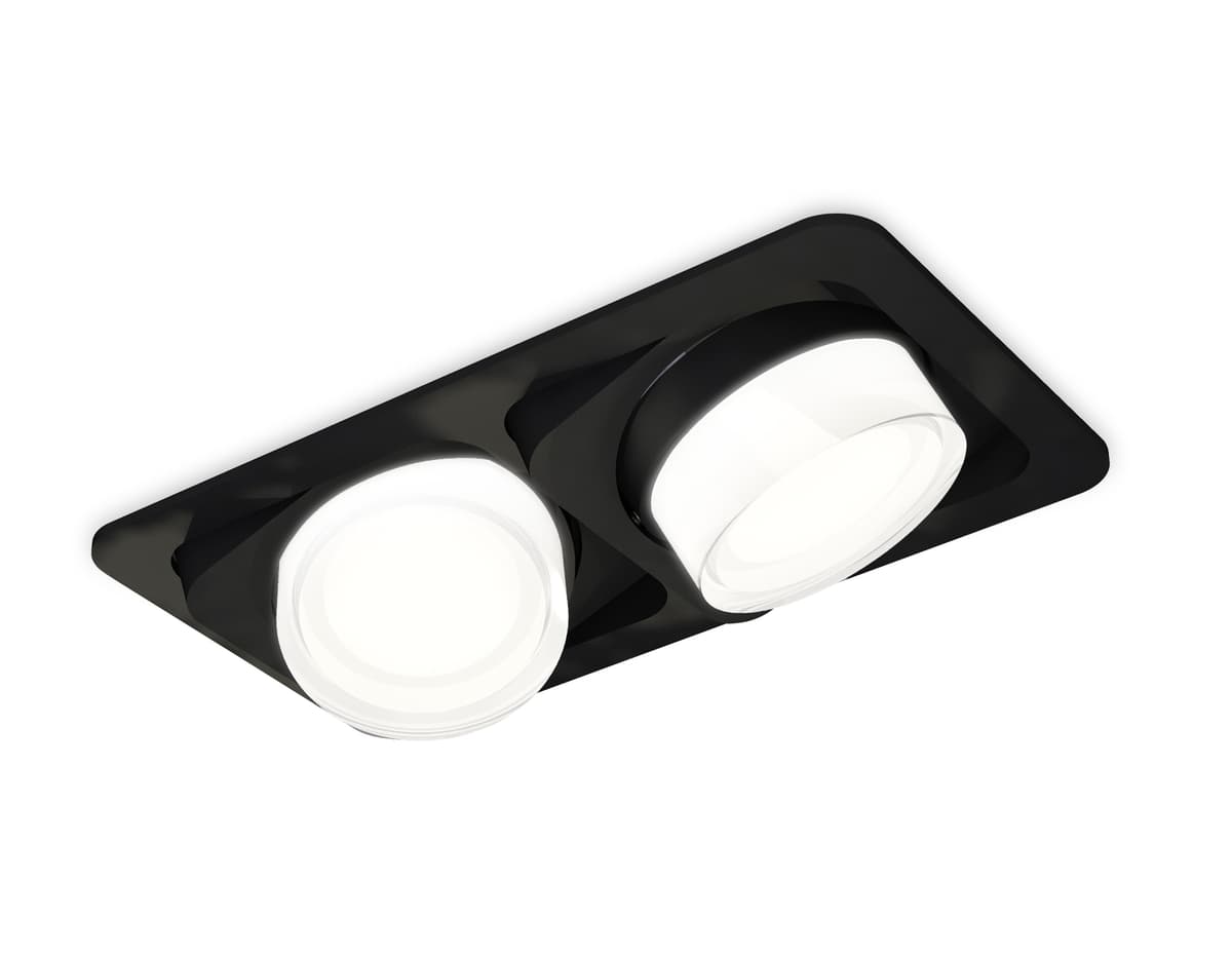 XC7664083 SBK/FR/CL черный песок/белый матовый/прозрачный MR16 GU5.3 (C7664, N7160)