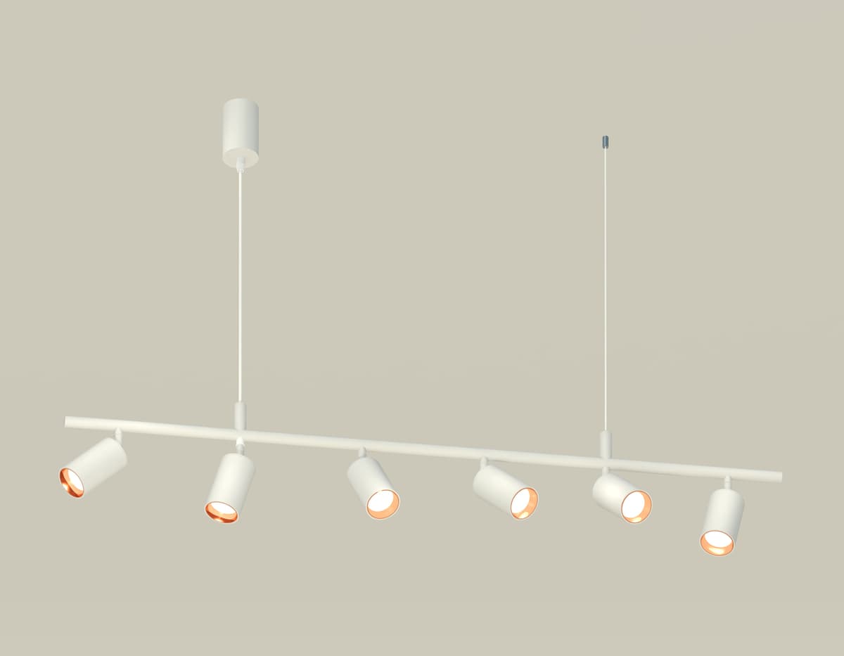 XB9005300/6 SWH/PPG белый песок/золото розовое полированное MR16 GU5.3 (С9005, С6322, N6114)