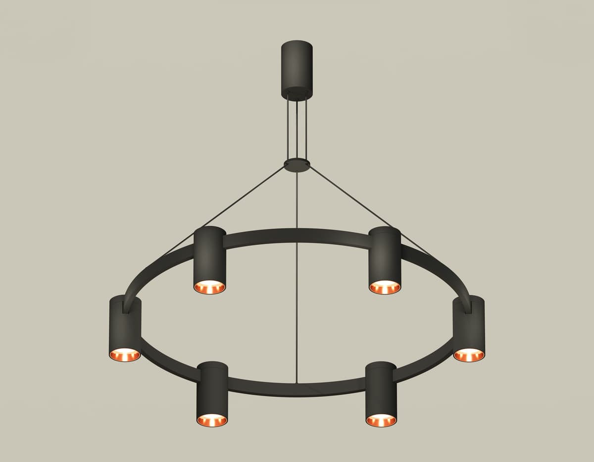 XB9022153/6 SBK/PPG черный песок/золото розовое полированное MR16 GU5.3 (С9022, N6114)