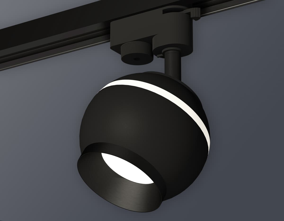 XT1102002 SBK/PBK черный песок/черный полированный GU5.3 LED 3W 4200K (A2521, C1102, N7031)