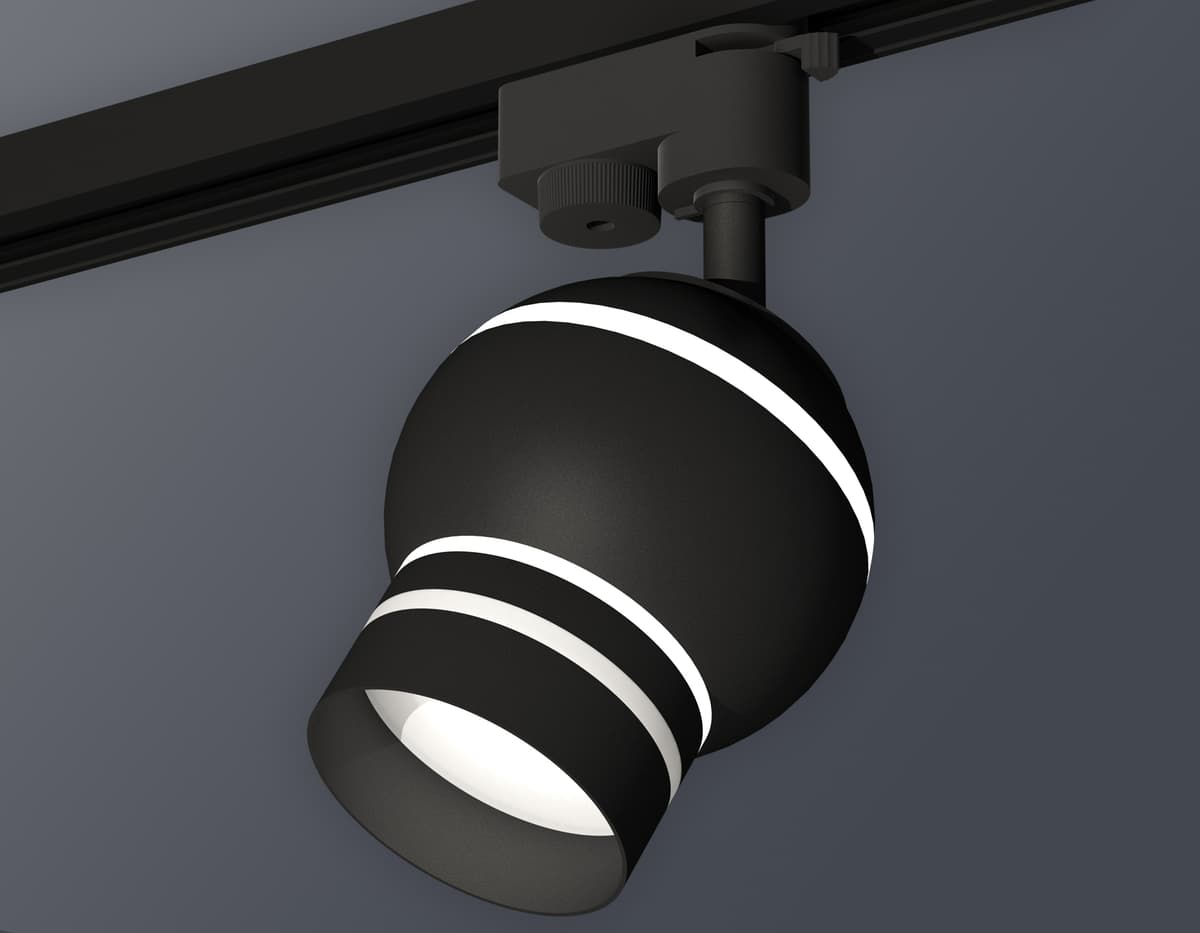 XT1102065 SBK/FR черный песок/белый матовый MR16 GU5.3 LED 3W 4200K (A2521, C1102, N7142)