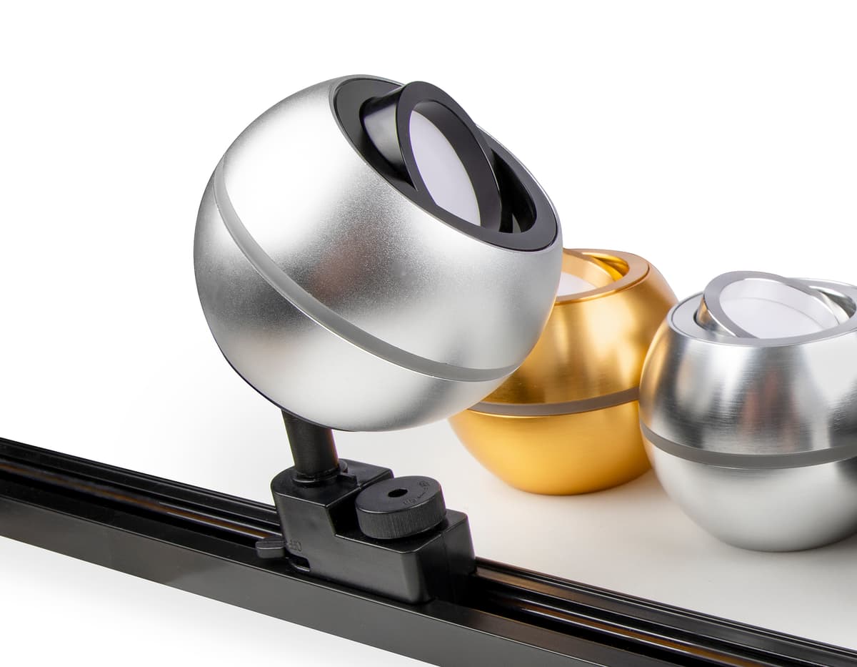 XT1103001 SSL/PBK серебро песок/черный полированный MR16 GU5.3 LED 3W 4200K (A2521, C1103, N7002)