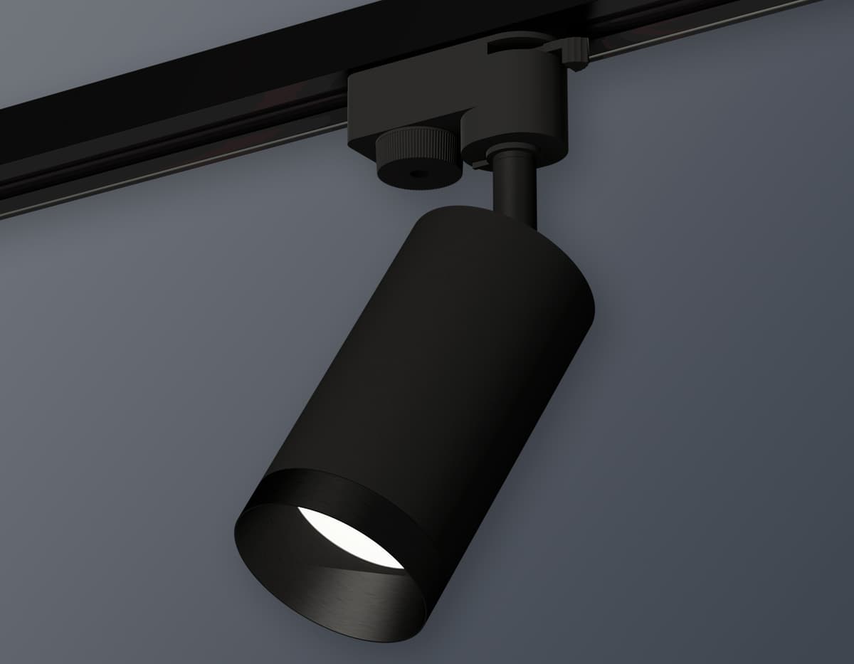 XT6323061 SBK/PBK черный песок/черный полированный MR16 GU5.3 (A2521, C6323, N6131)