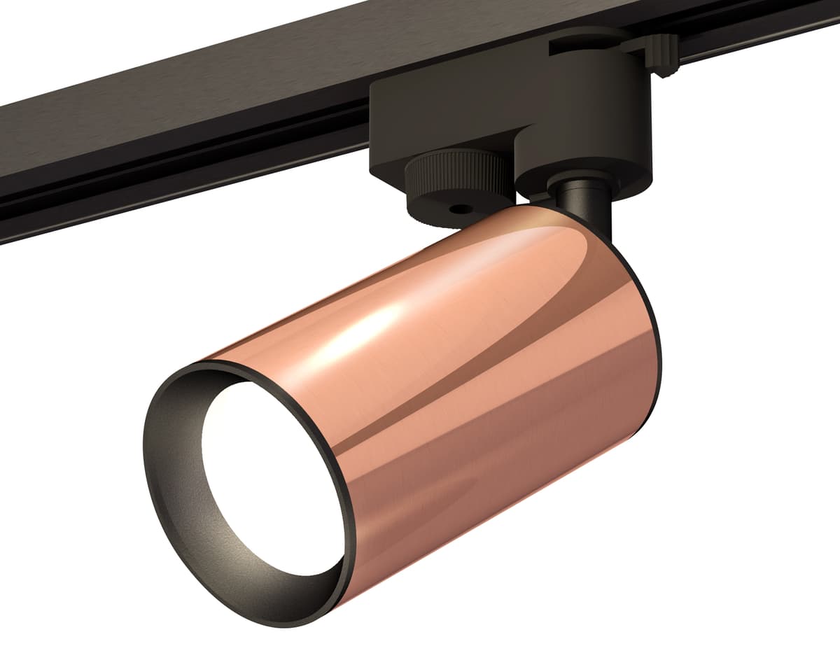 XT6326010 PPG/SBK золото розовое полированное/черный песок MR16 GU5.3 (A2521, C6326, N6102)