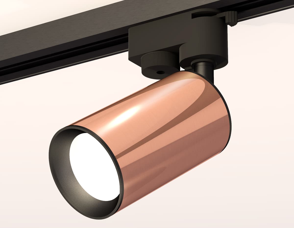 XT6326010 PPG/SBK золото розовое полированное/черный песок MR16 GU5.3 (A2521, C6326, N6102)