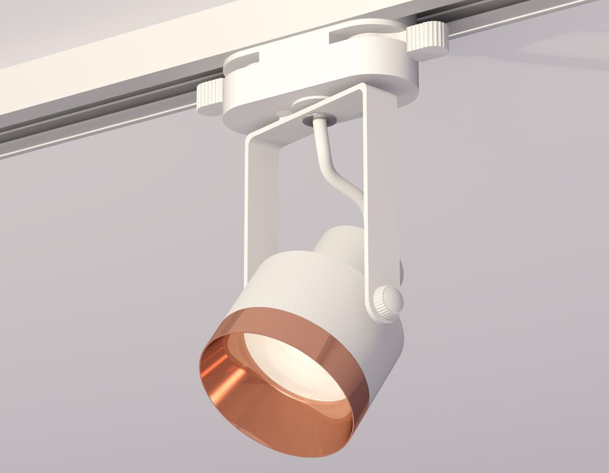 XT6601045 WH/PPG белый/золото розовое полированное MR16 GU10 (C6601, N6135)