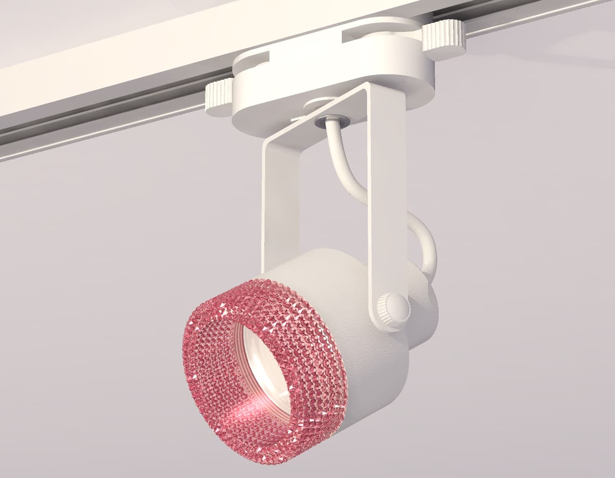 XT6601062 WH/PI белый/розовый MR16 GU10 (C6601, N6152)