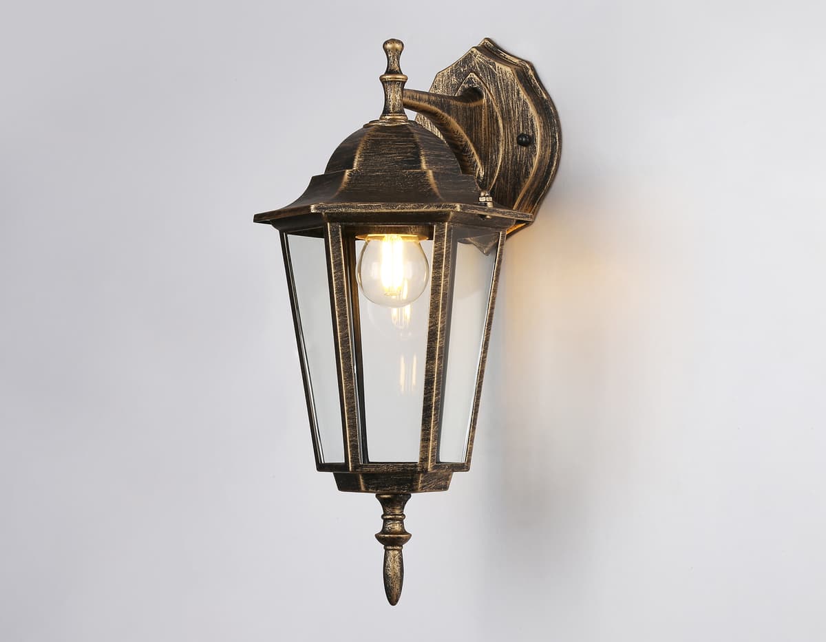 ST2019 GD/BK/CL золото/черный/прозрачный IP54 E27 max 40W 360*150*210