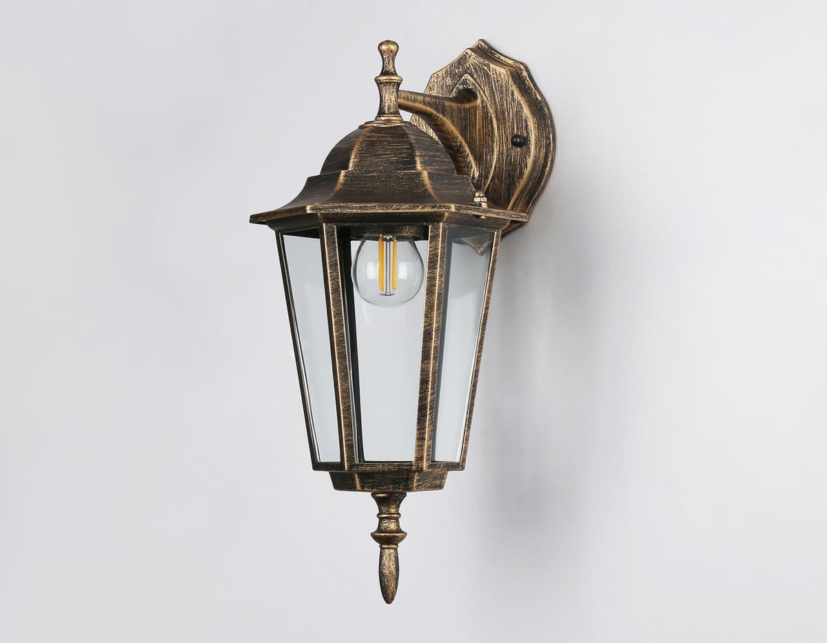 ST2019 GD/BK/CL золото/черный/прозрачный IP54 E27 max 40W 360*150*210