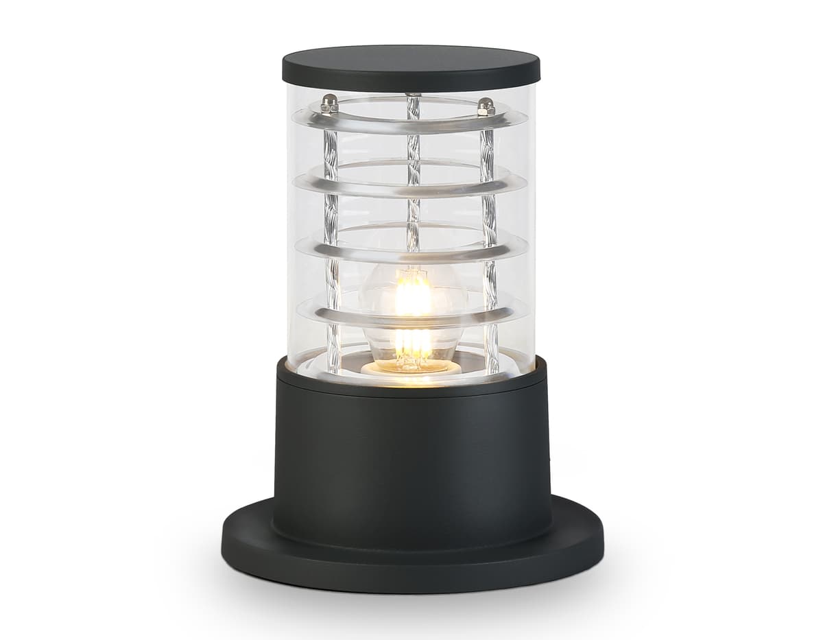 ST2532 BK/CL черный/прозрачный IP54 E27 max 40W D108*200