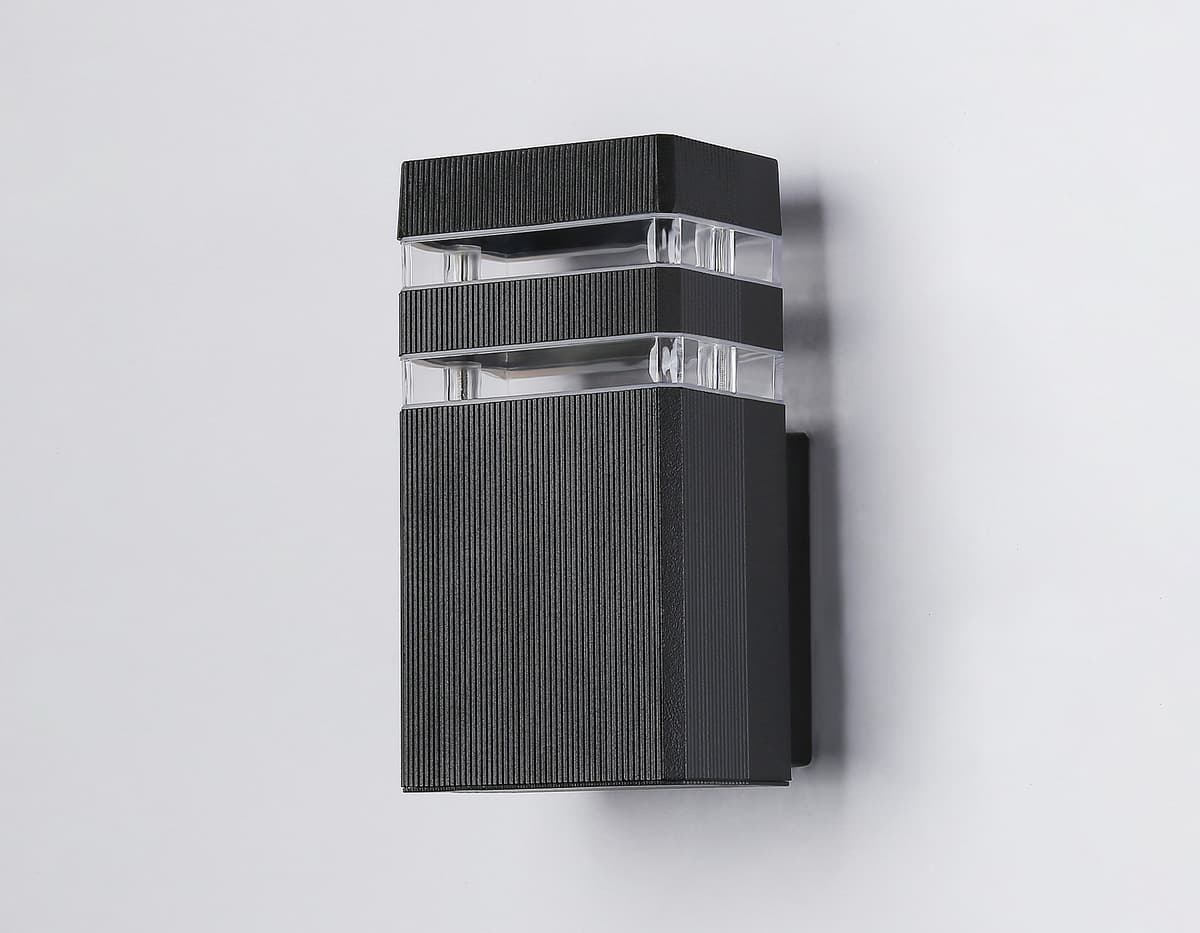 ST2572 BK/CL черный/прозрачный IP54 GU10 max 35W 205*110*65