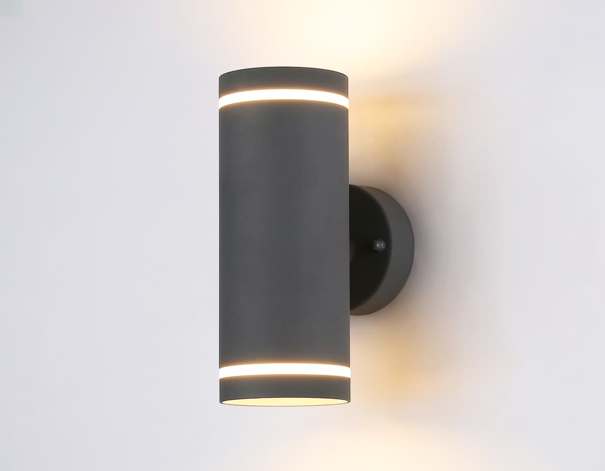 ST3332/2 GR серый IP54 GX53/2 max 15W 210*85*125