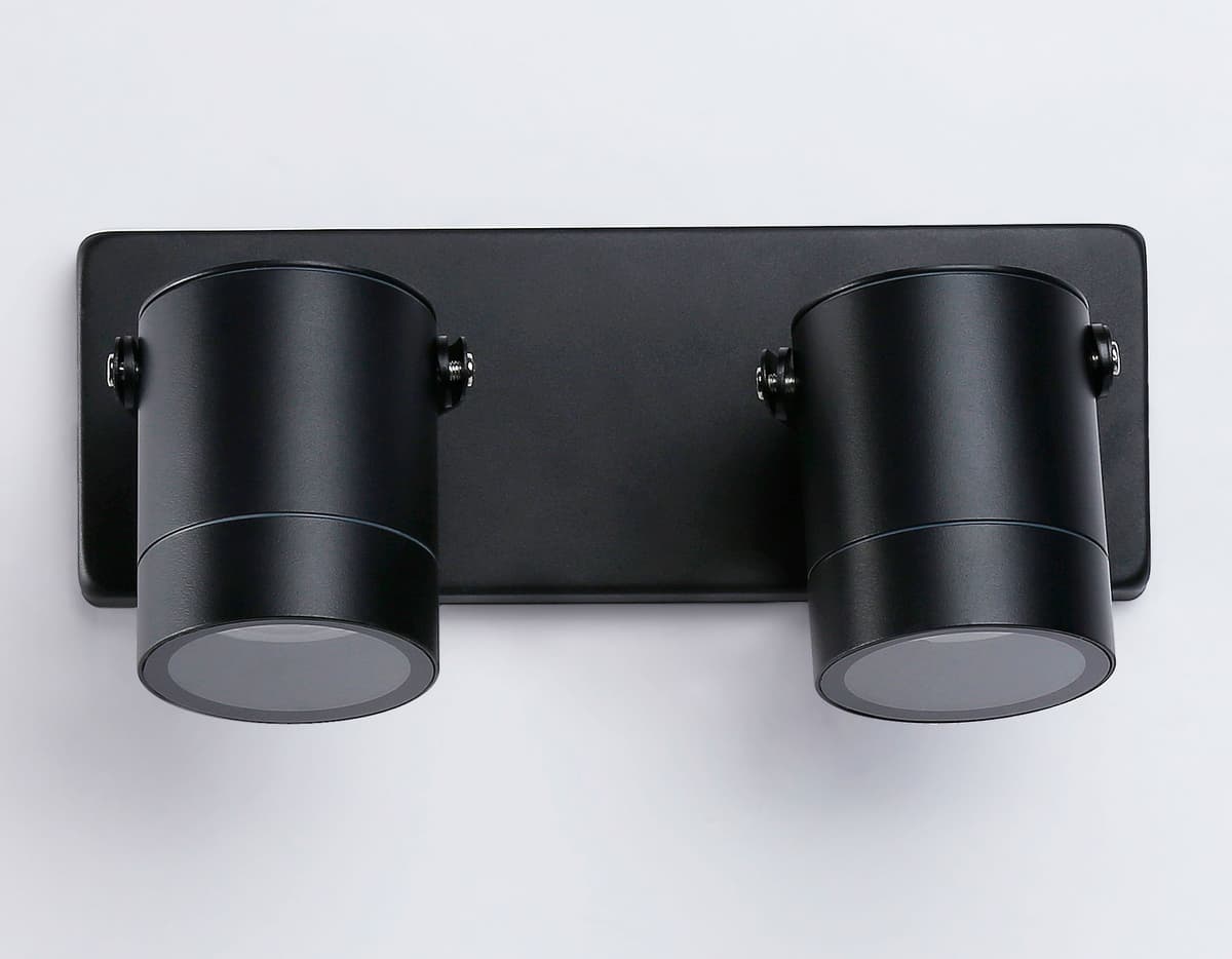 ST3888/2 BK черный IP54 GU10/2 max 35W 250*80*85