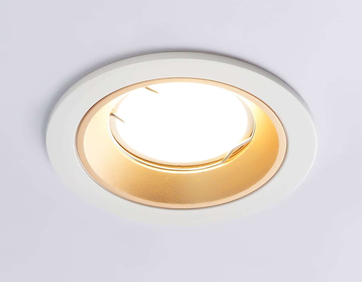 A8922 WH/GD белый/золото MR16 GU5.3 D92*24