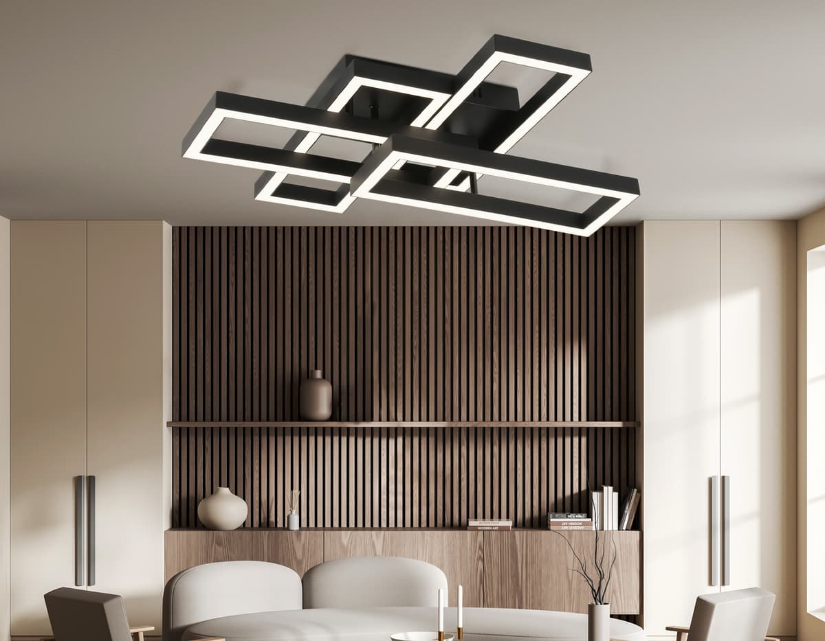 FA1002/2+2 BK черный 65W 3000K-6400K 550*453*130 (ПДУ ИК)