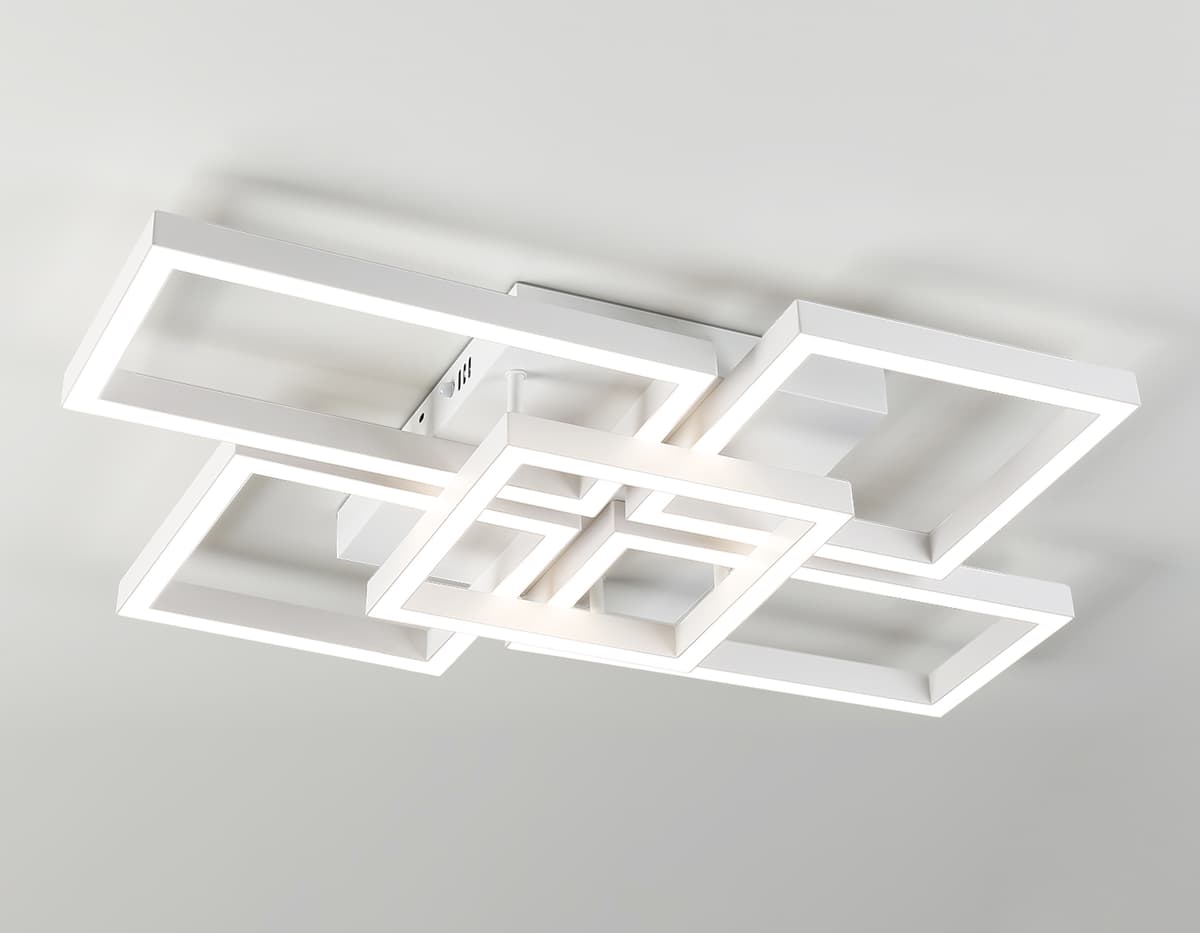 FA1011/4+1 WH белый 90W 3000K-6400K 710*490*95 (ПДУ ИК)