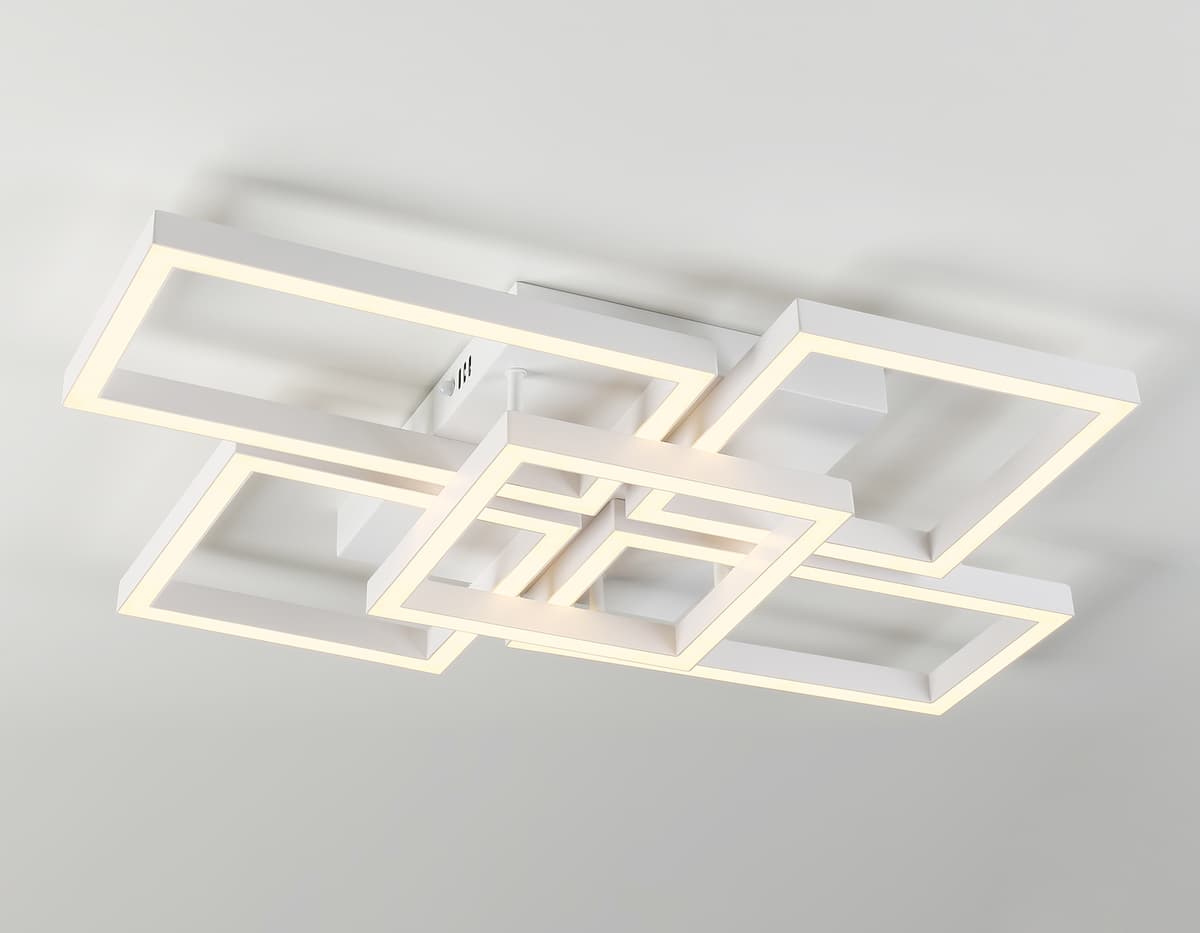 FA1011/4+1 WH белый 90W 3000K-6400K 710*490*95 (ПДУ ИК)