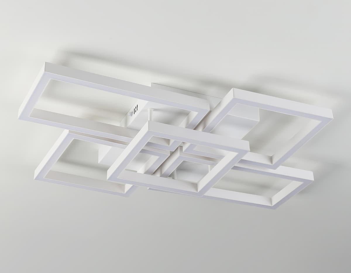 FA1011/4+1 WH белый 90W 3000K-6400K 710*490*95 (ПДУ ИК)