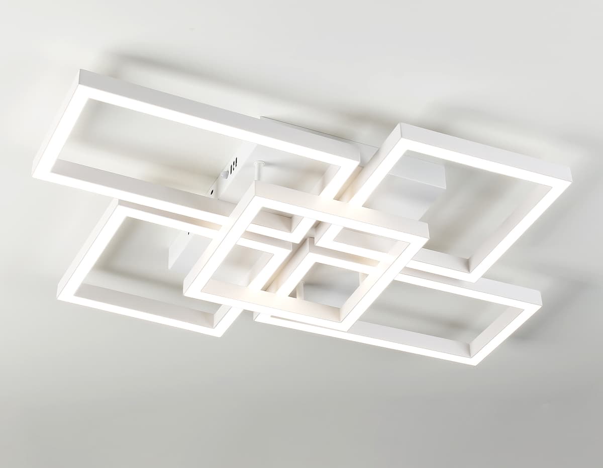 FA1011/4+1 WH белый 90W 3000K-6400K 710*490*95 (ПДУ ИК)