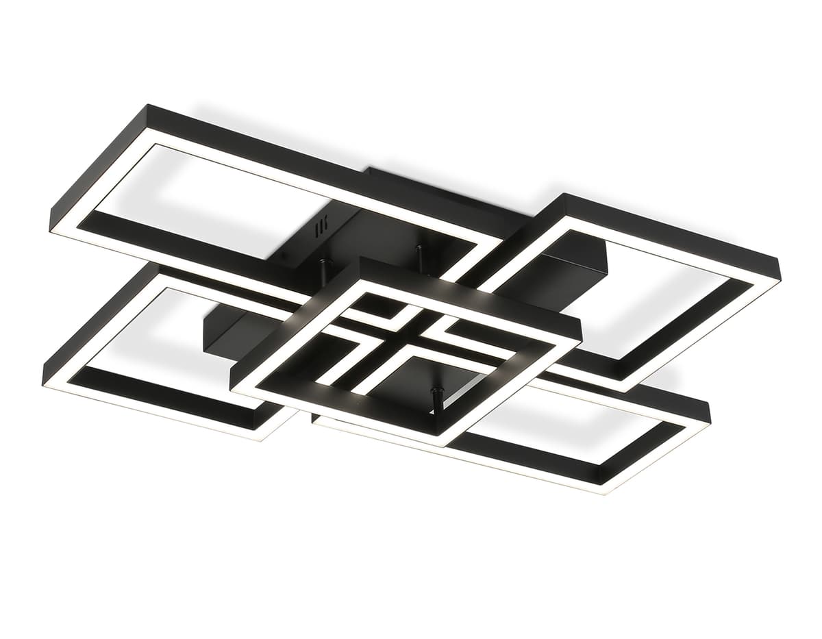 FA1012/4+1 BK черный 90W 3000K-6400K 710*490*95 (ПДУ ИК)