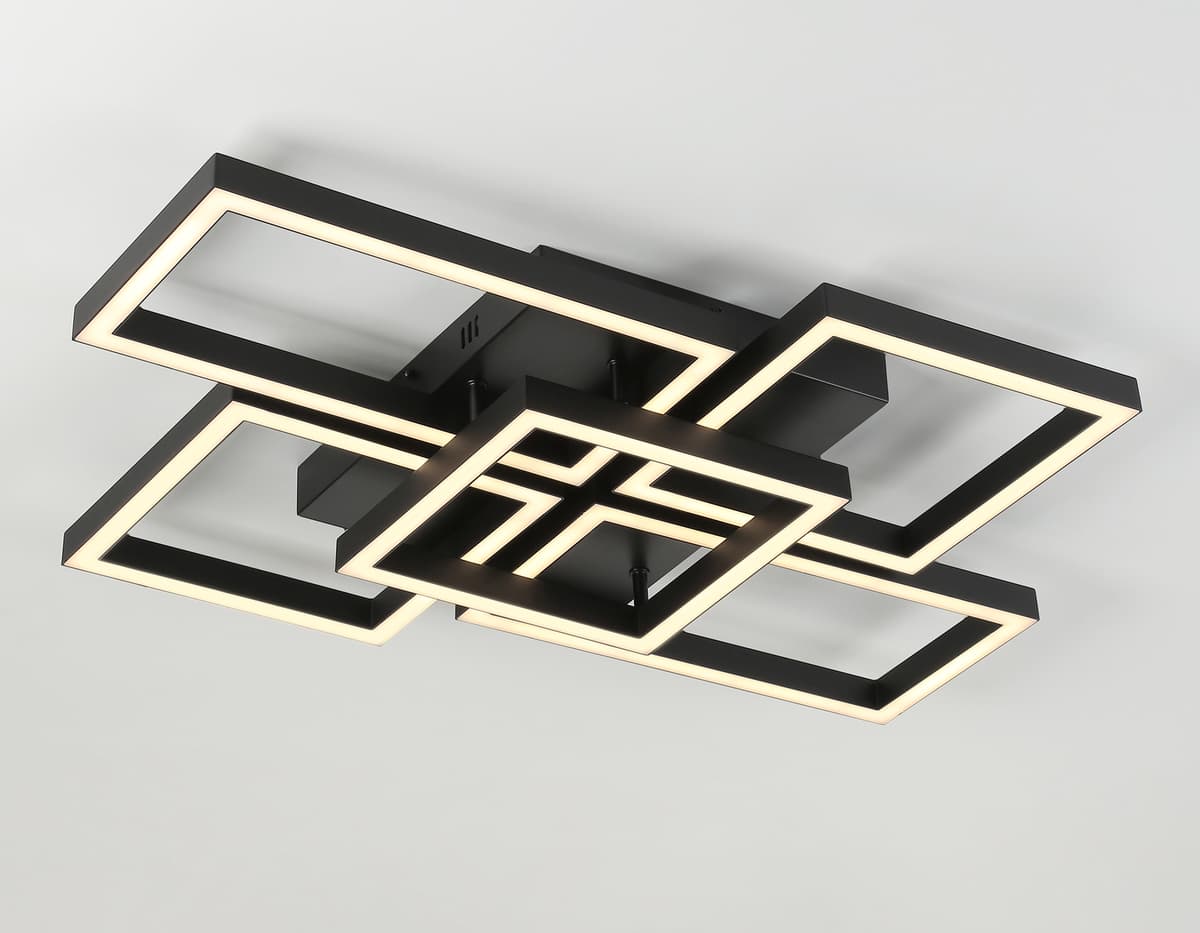 FA1012/4+1 BK черный 90W 3000K-6400K 710*490*95 (ПДУ ИК)