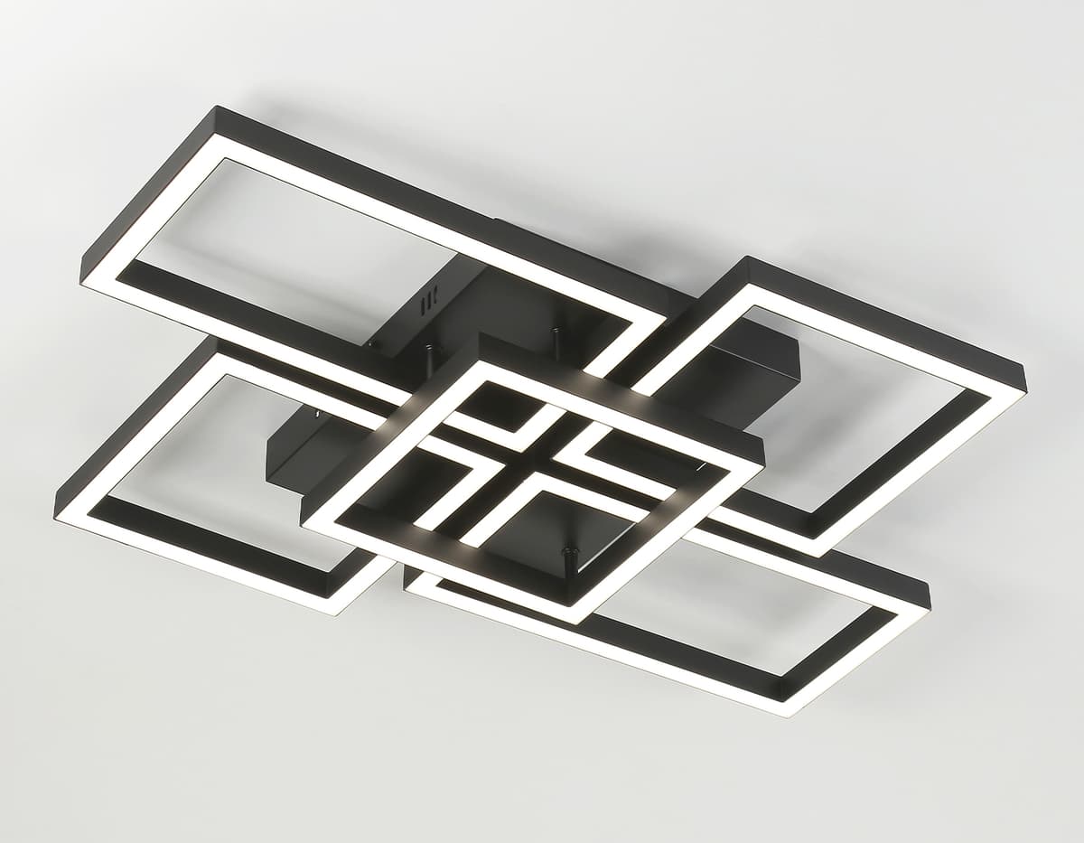 FA1012/4+1 BK черный 90W 3000K-6400K 710*490*95 (ПДУ ИК)