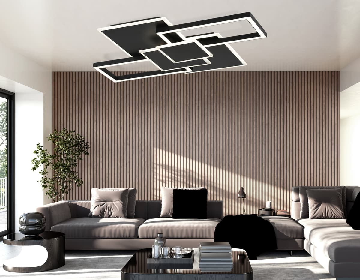 FA1032/5 BK черный 95W 3000K-6400K 705*500*95 (ПДУ ИК)